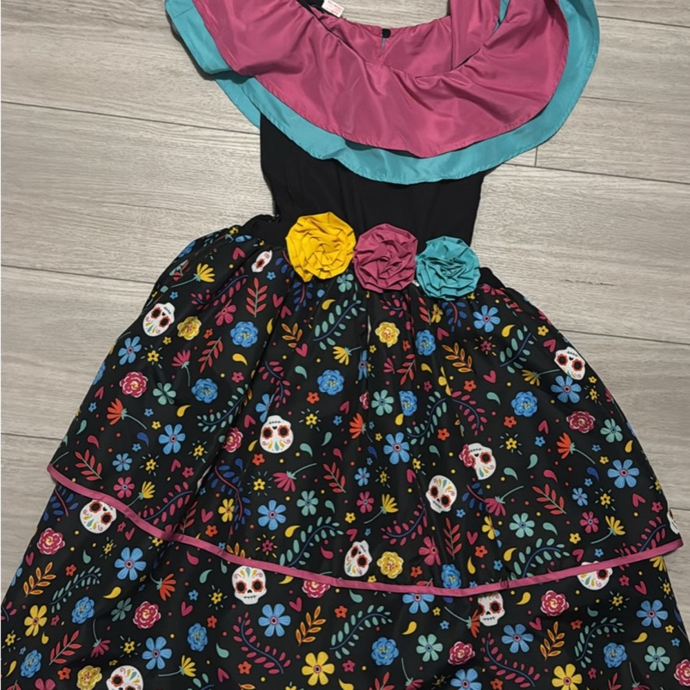 Zara Kids Multicolor Floral Formal Dress
